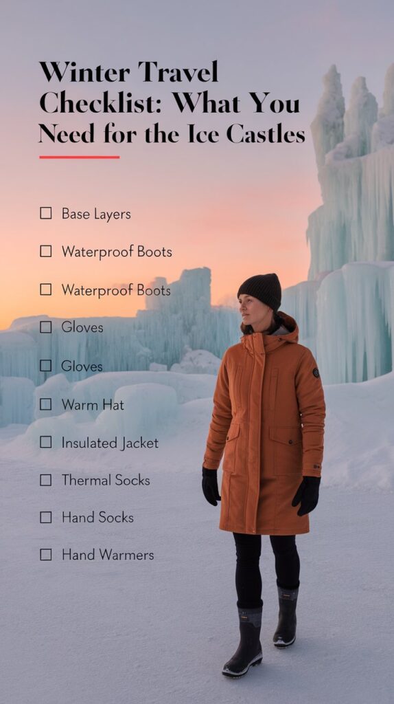 checklist of items you need to wear